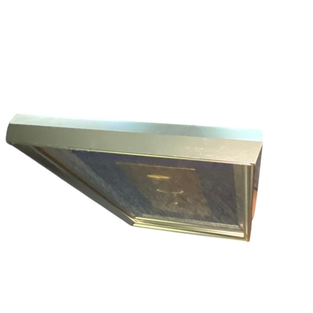 人間国宝 金森栄一（映井智) 「無量寿」彫金 双柿庵 栄一作銘有　額装