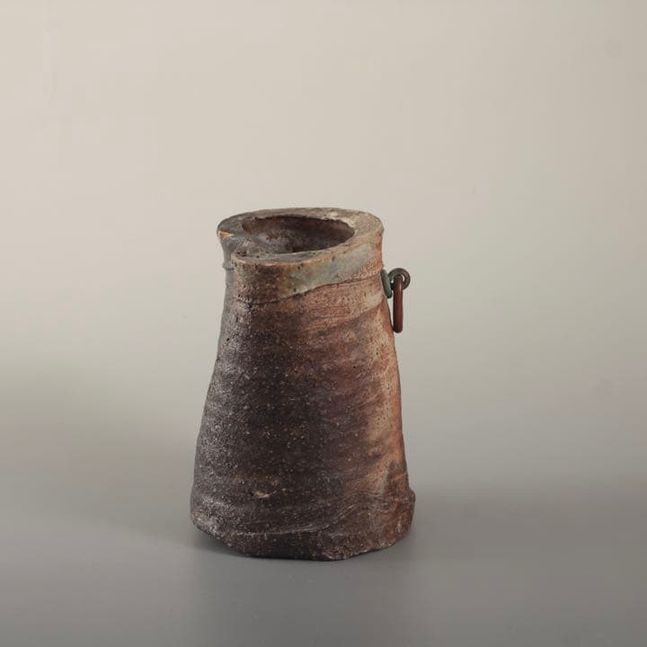 信楽 掛花入 茶道具 花器 古道具 信楽焼 アンティーク