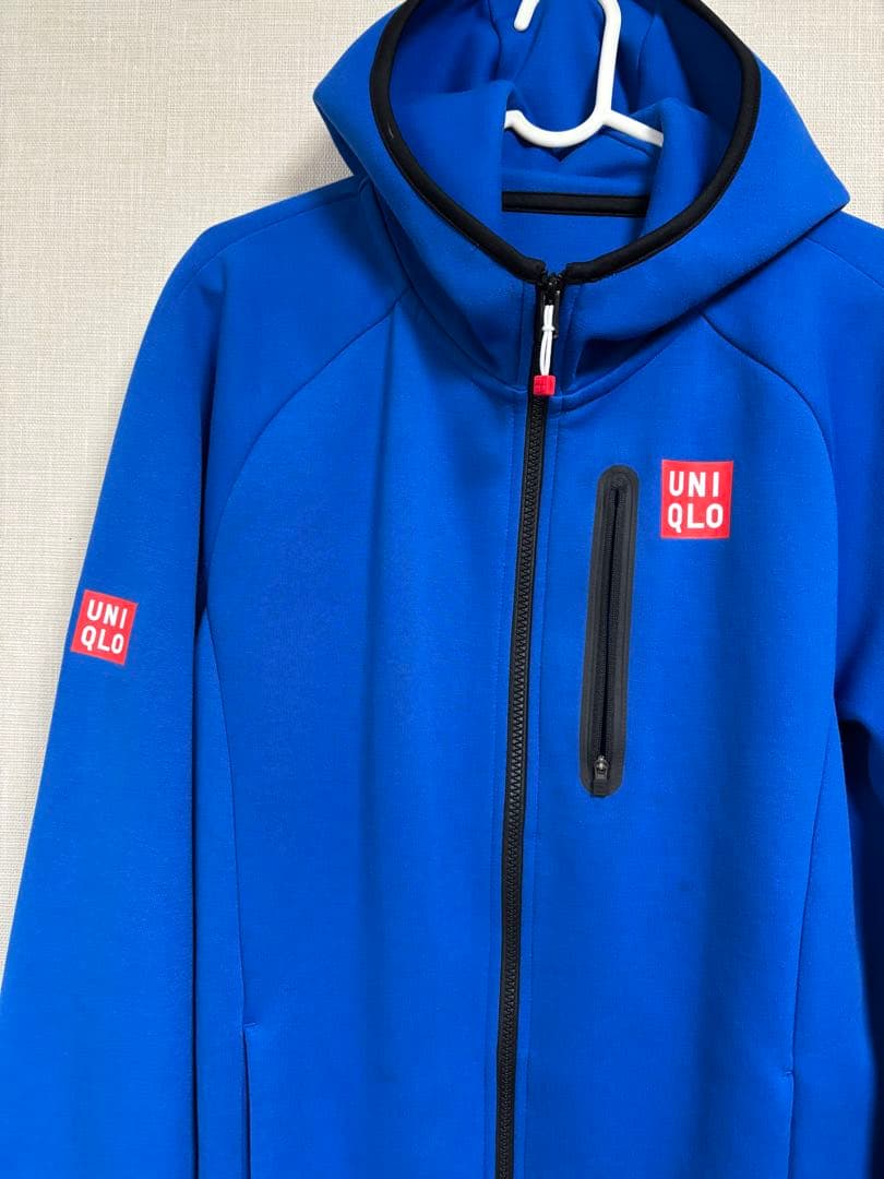 UNIQLO錦織圭モデルスエットパーカージャケットウォームアップウエア硬式テニス