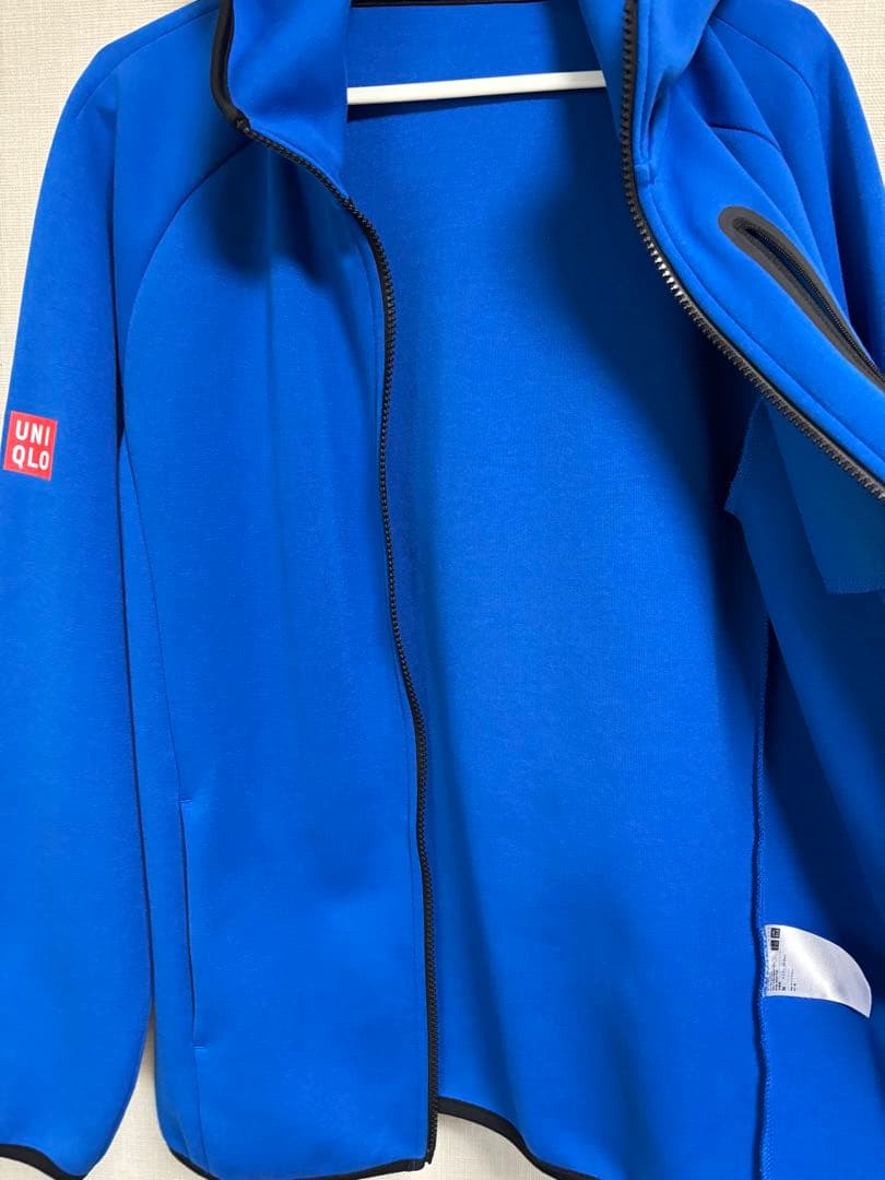 UNIQLO錦織圭モデルスエットパーカージャケットウォームアップウエア硬式テニス