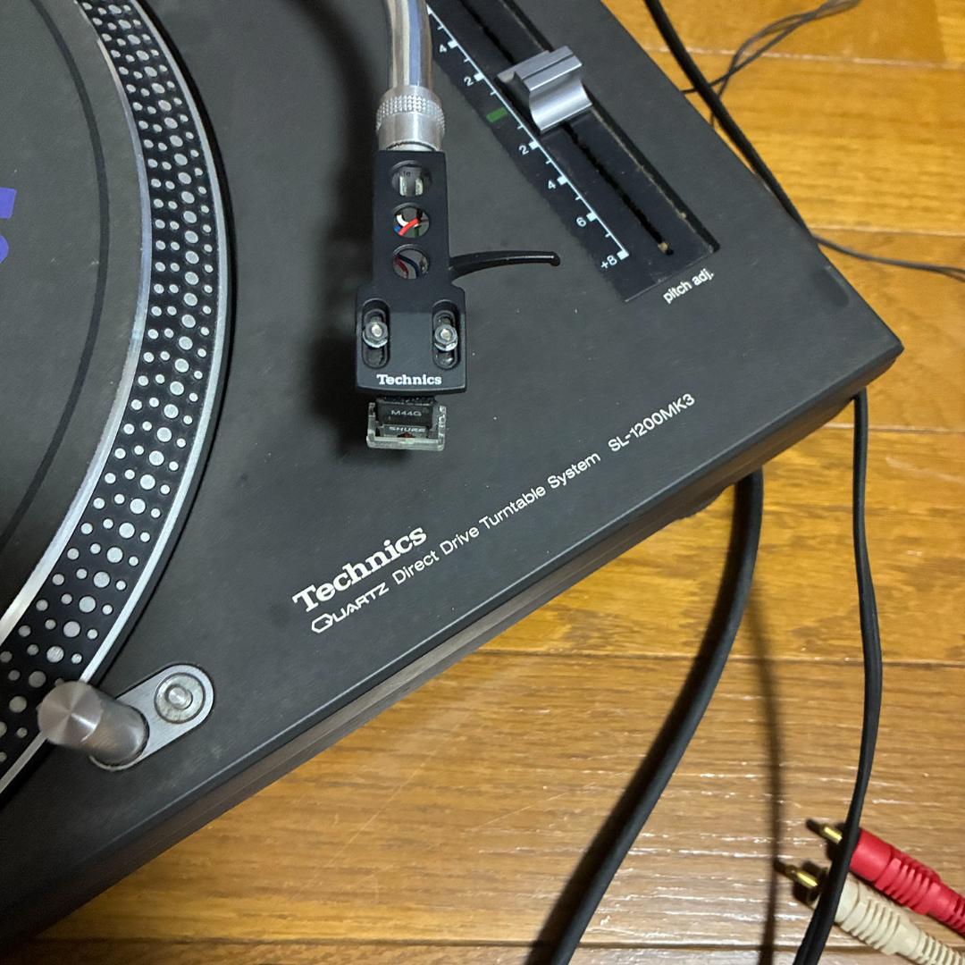 【業務使用無】カバー付Technics SL-1200MK3 ターンテーブル
