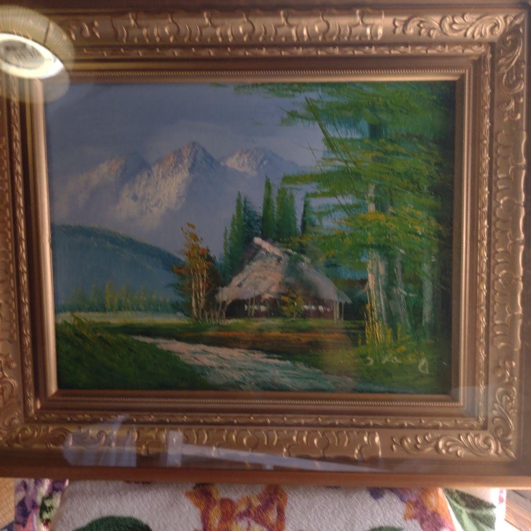 油絵　作者不明