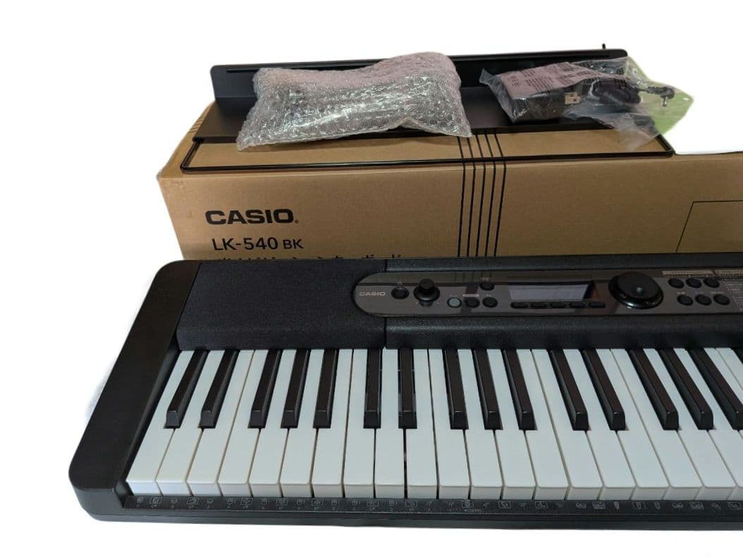 カシオ (CASIO) 電子キーボード 光ナビゲーション LK-540 BK