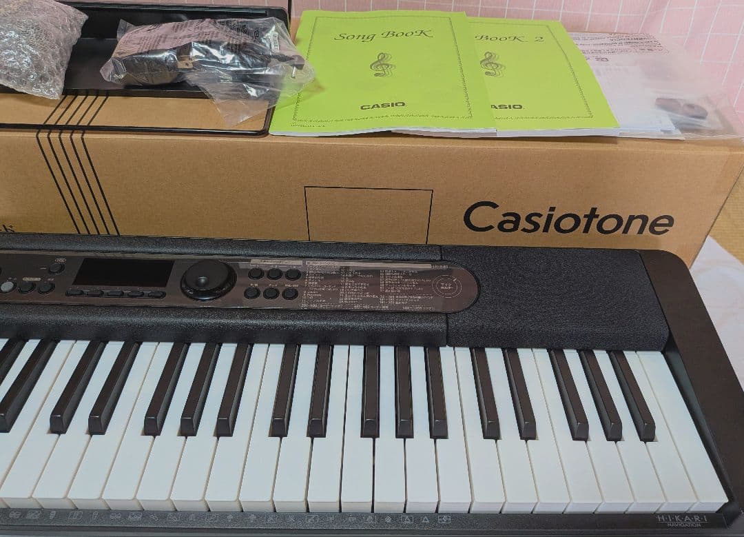 カシオ (CASIO) 電子キーボード 光ナビゲーション LK-540 BK