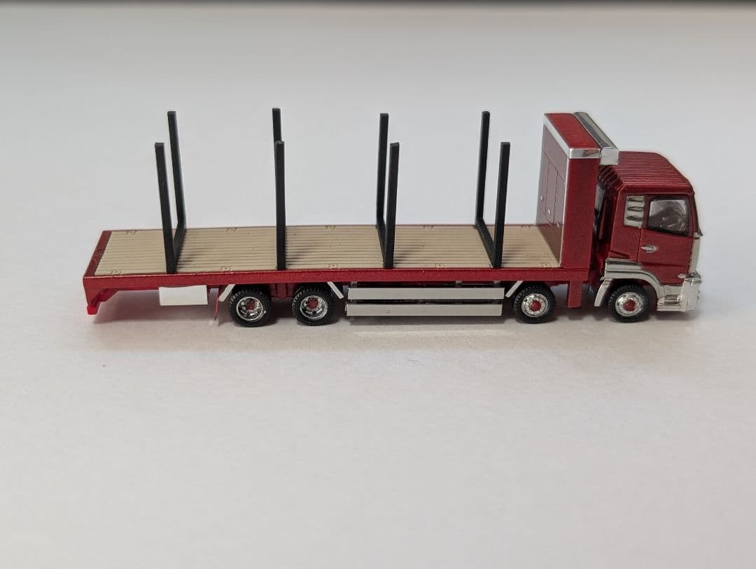 トミーテック　トラックコレクション　改造　クオン　原木運搬車