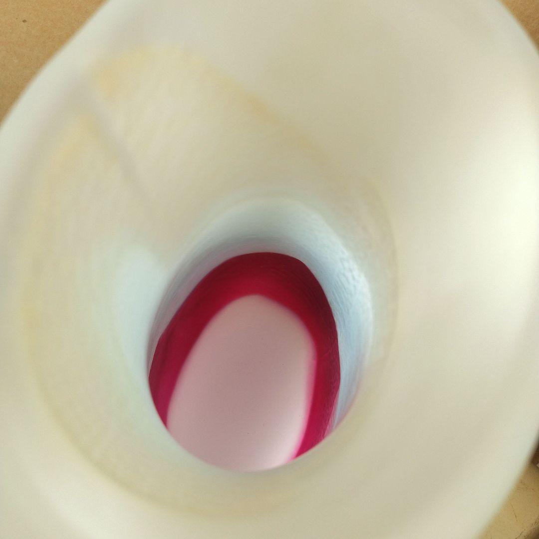 【本物保証】藤田喬平 手吹 ヴェニス三彩 共箱 毎日オークション出品現物 35㎝