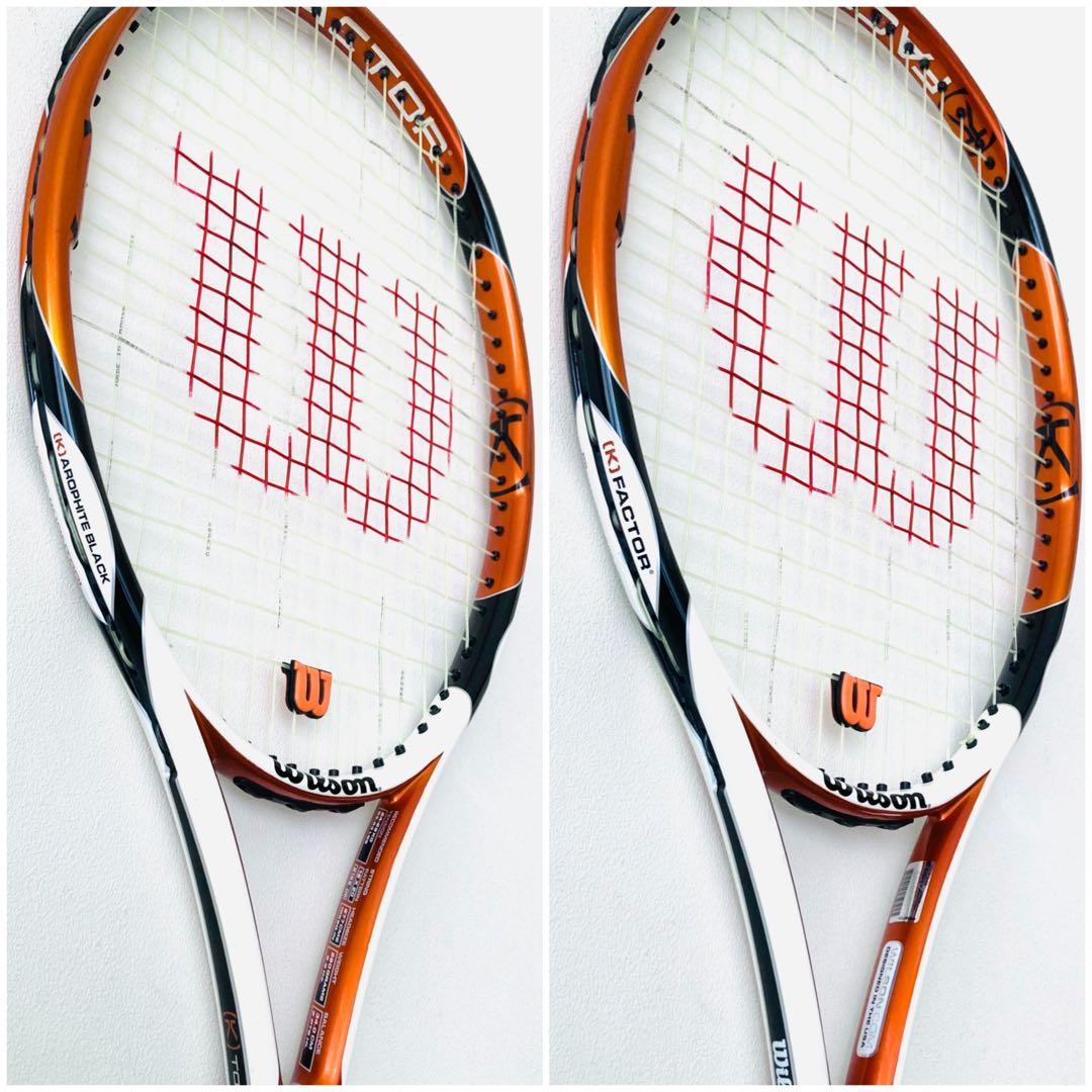 【新品同様】ウィルソン『ケーファクターツアー K TOUR』テニスラケット／G2