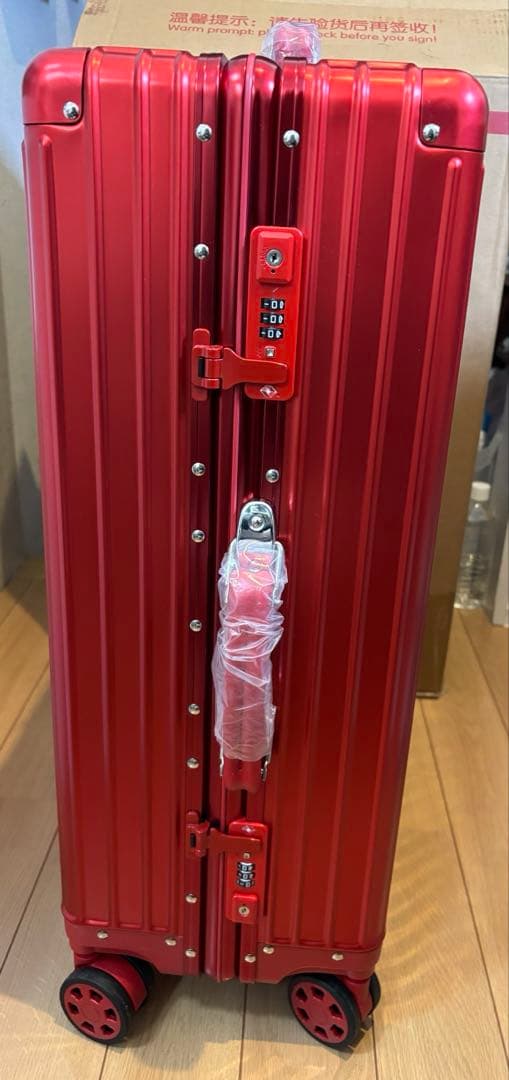 lanbao キャリーケース レッド M