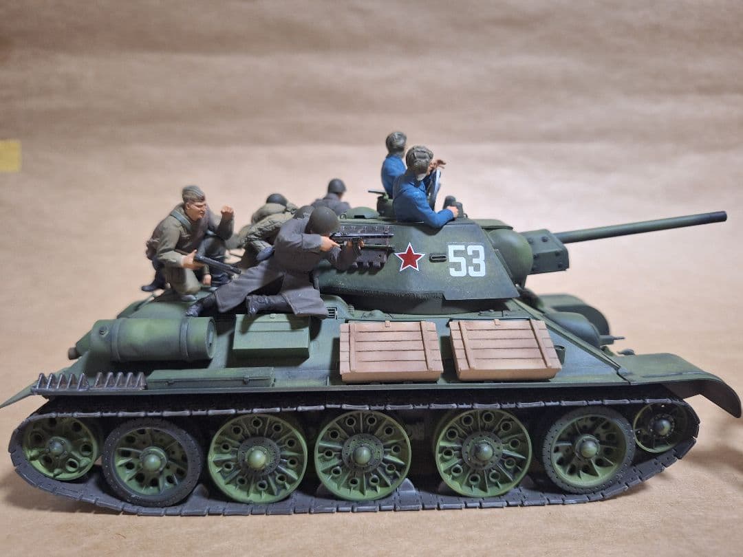 ソビエト T34/76戦車1943年型 自走砲 SU-76M 1/35