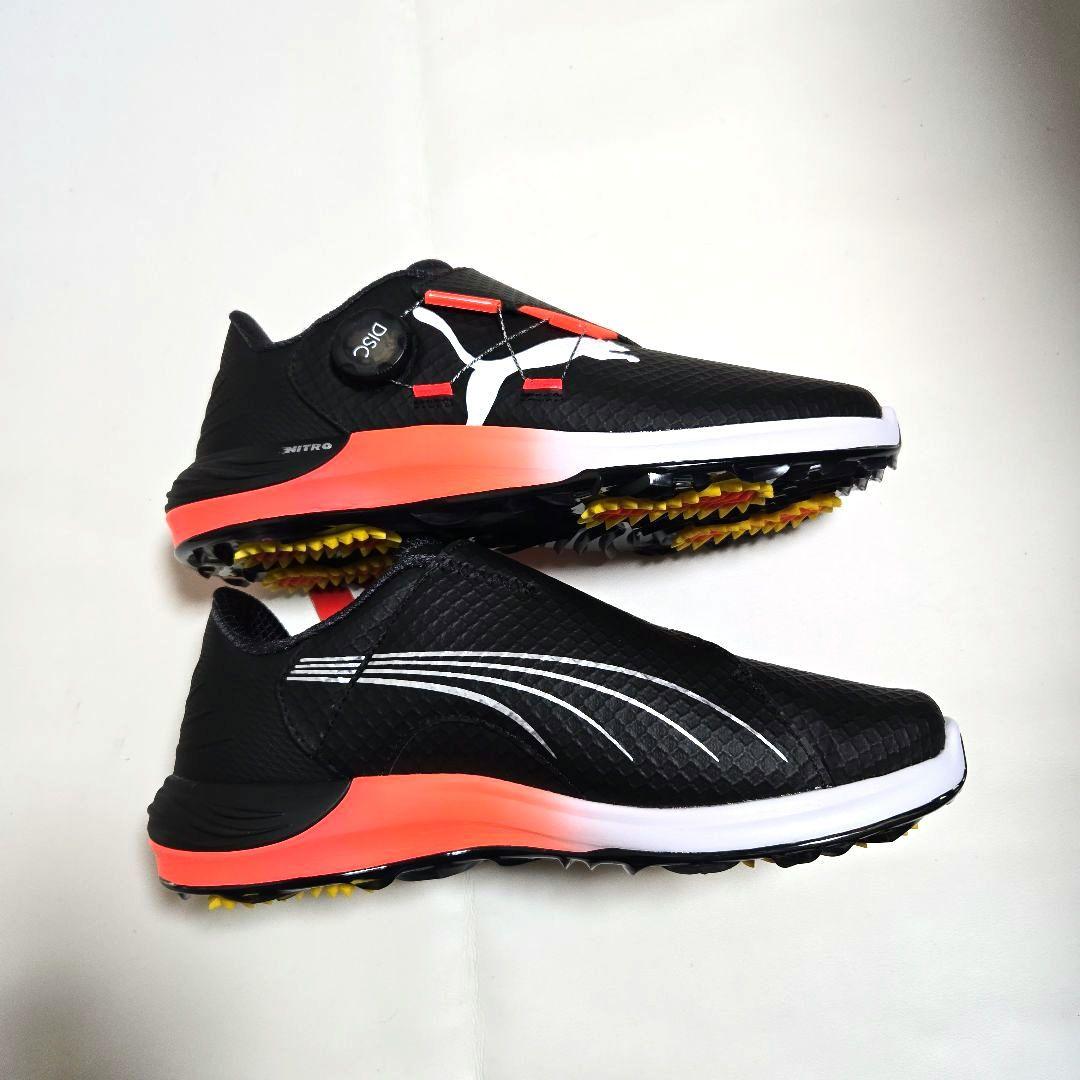 【新品】プーマ ゴルフシューズ ファントムキャット ニトロディスク 26.5㌢黒