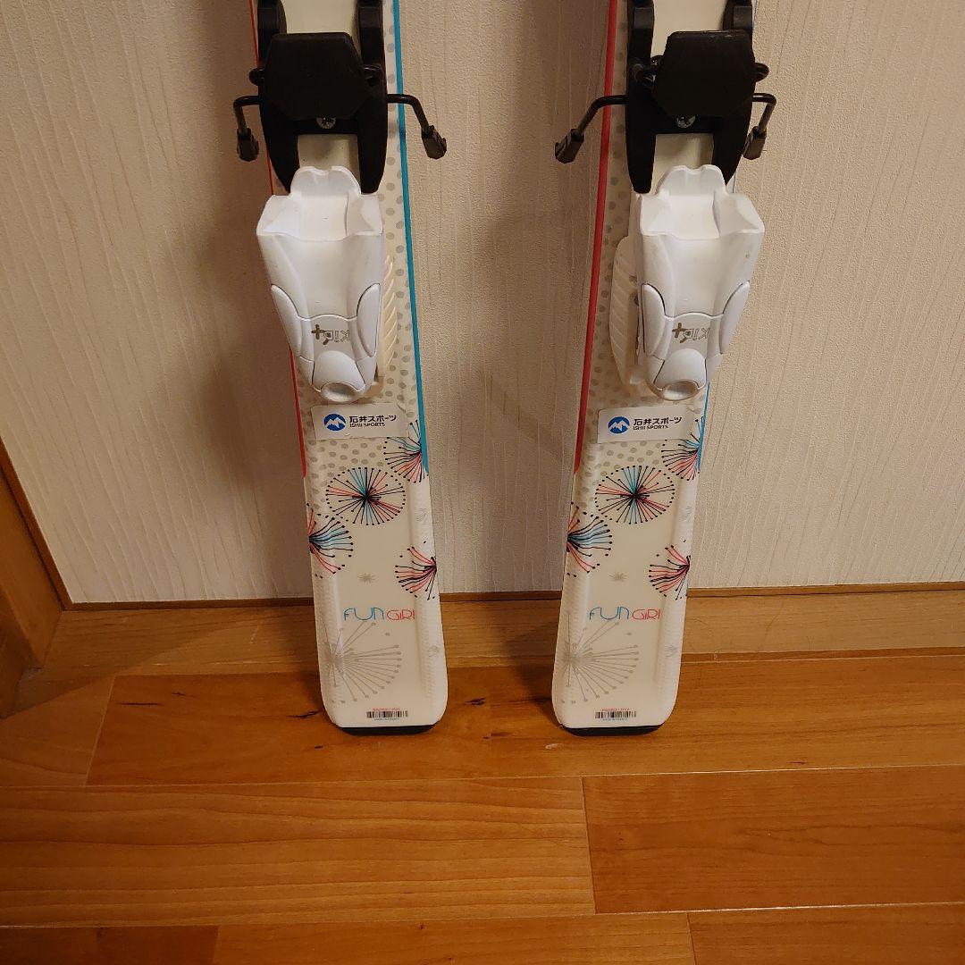【美品】ROSSIGNOL JR　スキー板　130cm　花火柄