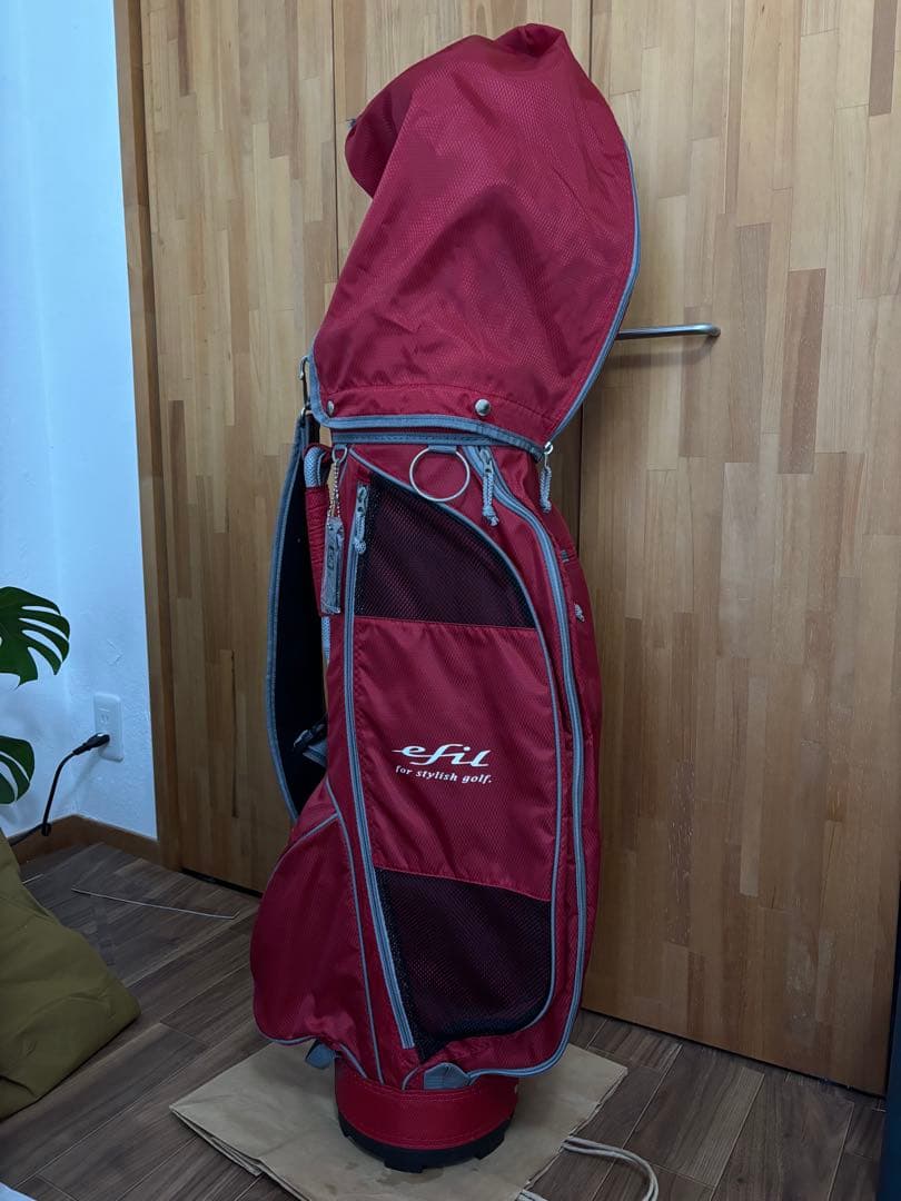 MIZUNO キャディバッグ ゴルフバッグ 軽量 フード付き