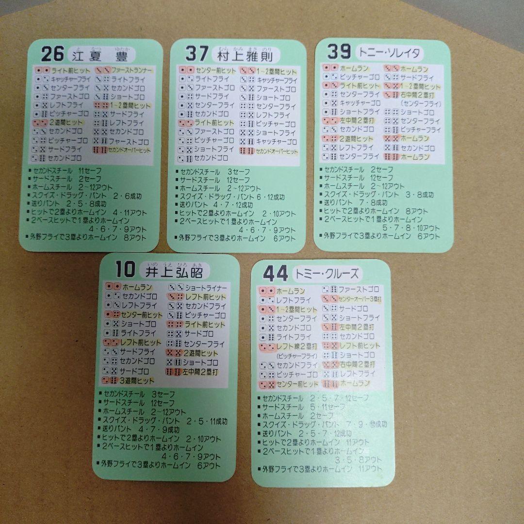 タカラ 野球カードゲーム57年度 日本ハムファイターズ 美品