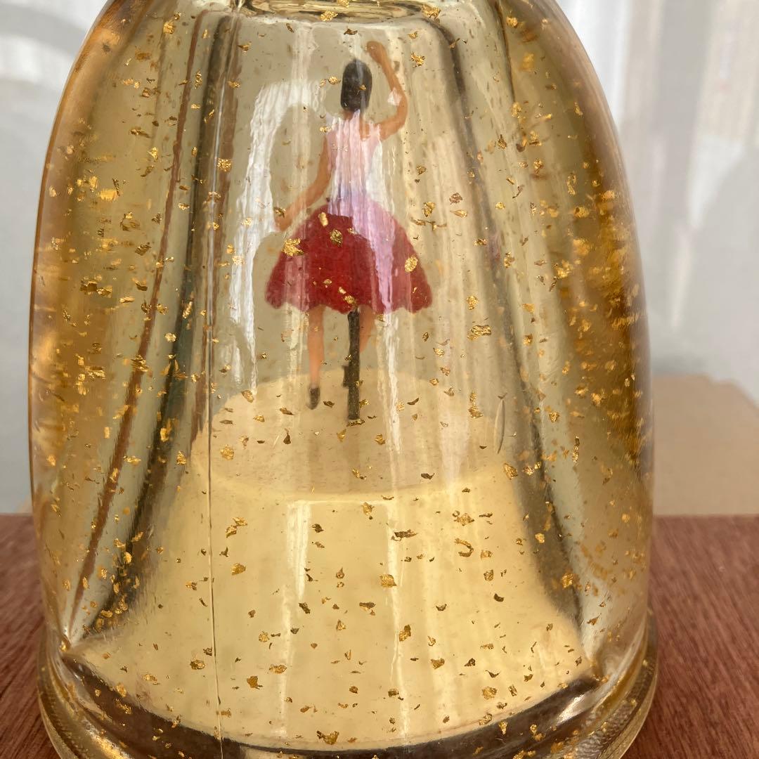 ま*。様 【超希少】BOLS ボルス バレリーナ リキュール 金箔スノードーム