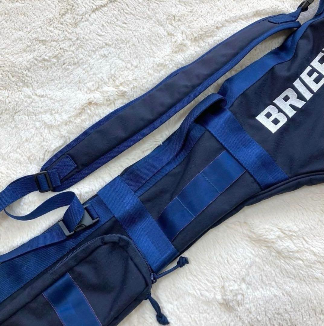 【新品同様】BRIEFING ゴルフバッグ ネイビー クラブケース