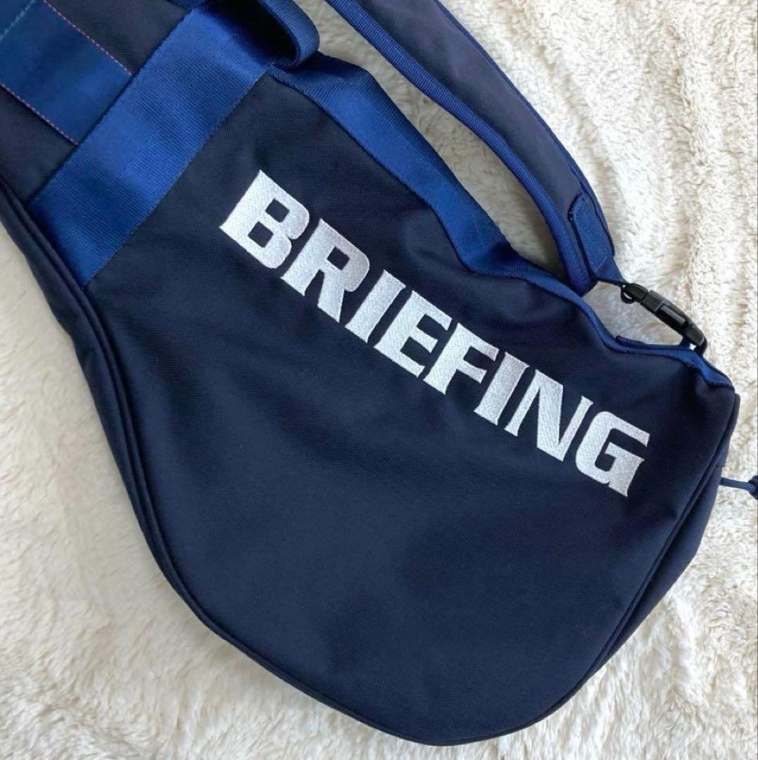 【新品同様】BRIEFING ゴルフバッグ ネイビー クラブケース