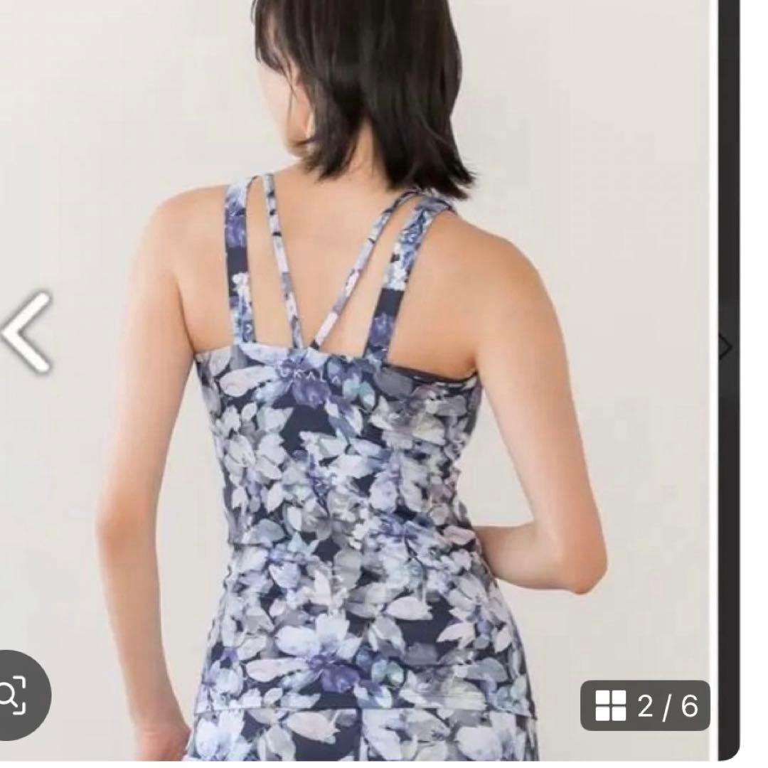 Sukala 新品タグ付ウォーターカラープリントタンクトップ　Lサイズ