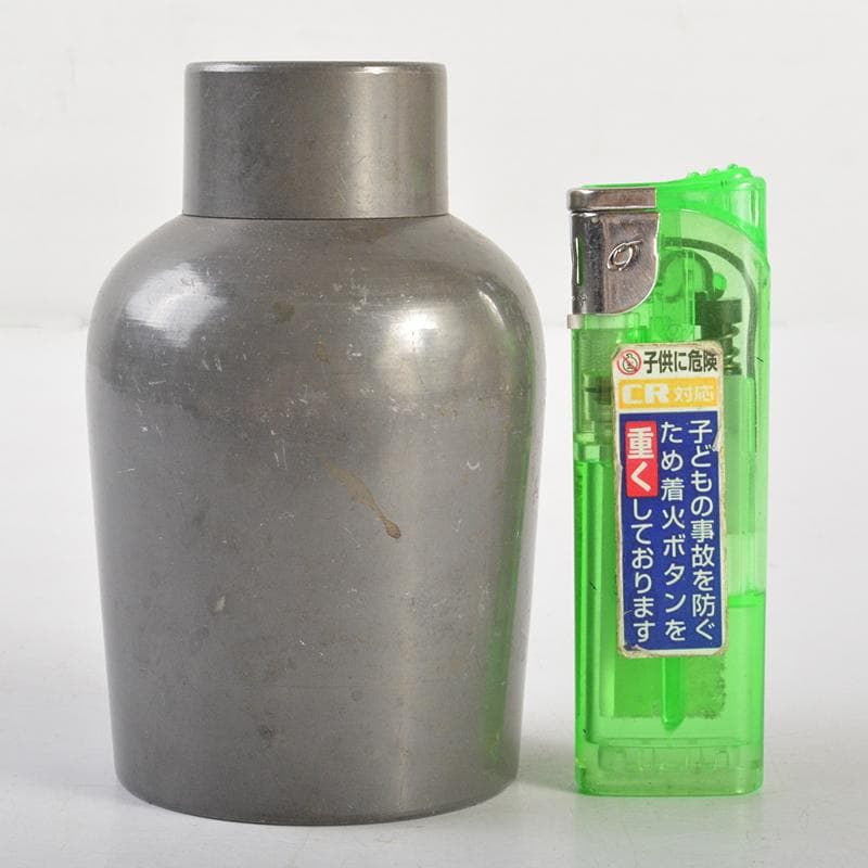 煎茶道具　古錫　茶壷　茶心壷　約232g　M　R6746