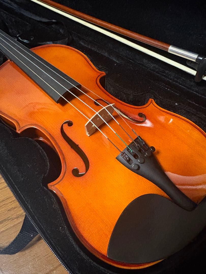 バイオリン 初心者セット VS-1 4/4 肩当て ケース 松脂 保証書 付き