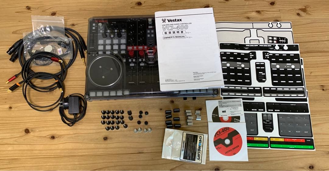Vestax DJコントローラー VCI-400 ケーブル、保護カバー付き