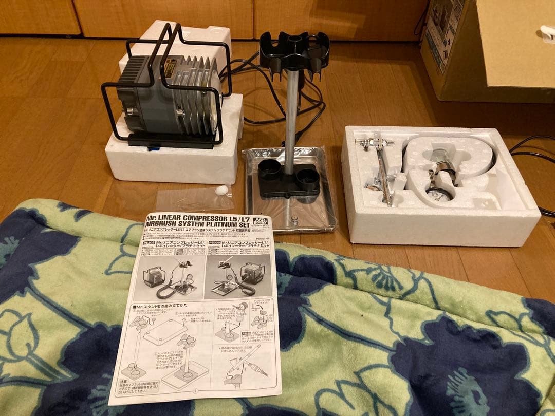 Mr. リニアコンプレッサーL7 プラチナセット　エアブラシ