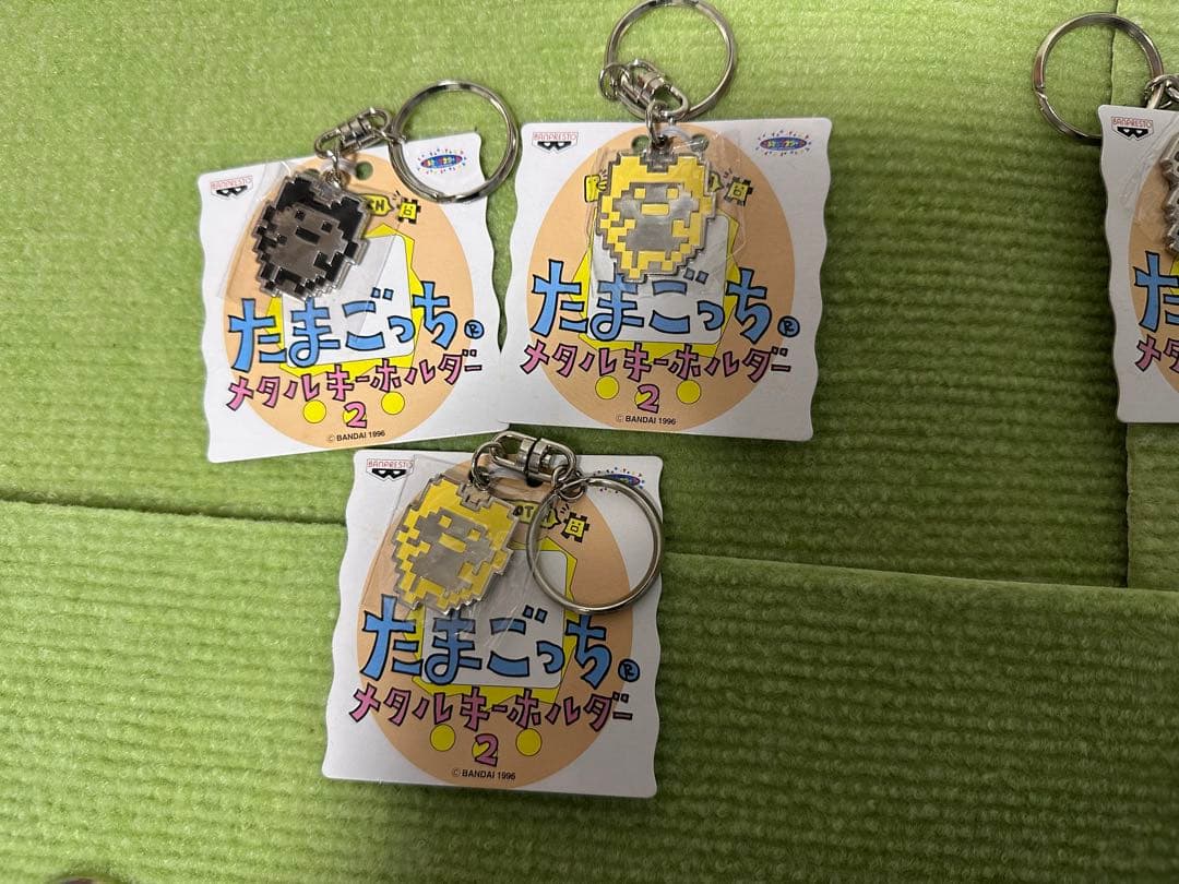 1997年 たまごっち メタルキーホルダー2 7種 14個セット