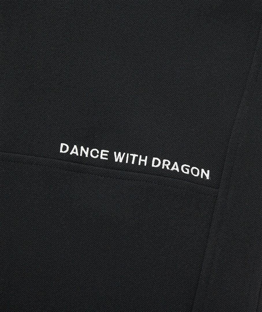 新品☆ダンスウィズドラゴン ゴルフ ストレッチ ボトムス ☆黒☆ウェスト87cm