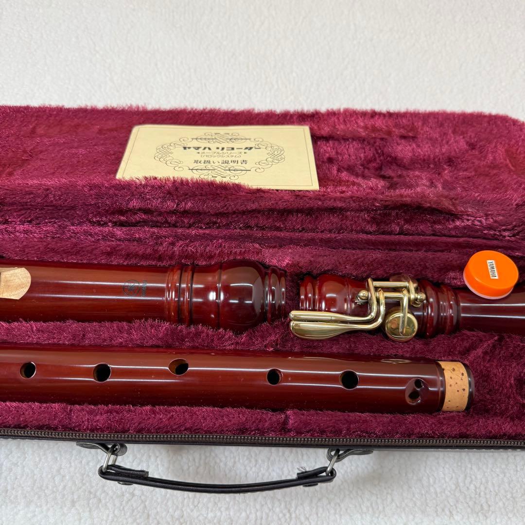 YAMAHA ヤマハ 木製 テナーバス リコーダー YRT-61M バロック式