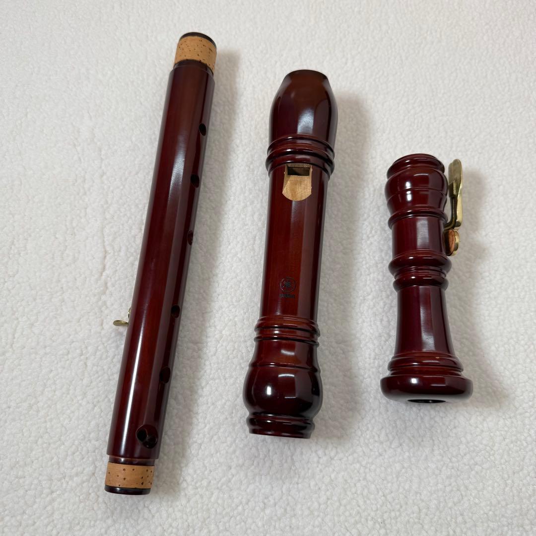 YAMAHA ヤマハ 木製 テナーバス リコーダー YRT-61M バロック式