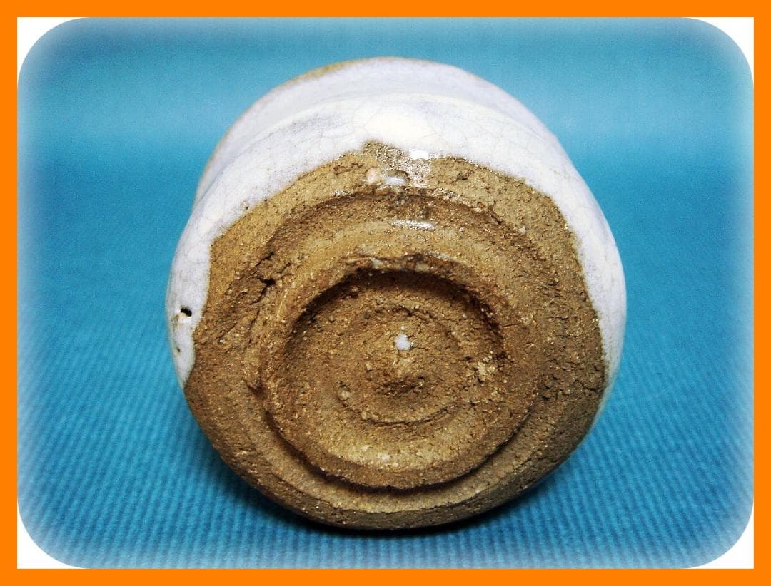 527『斑唐津 ぐい呑』　/骨董品 古美術 アンティーク 古玩