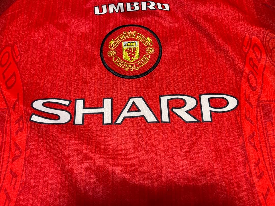 97-98 マンチェスターユナイテッド 長袖ユニフォーム M ベッカム