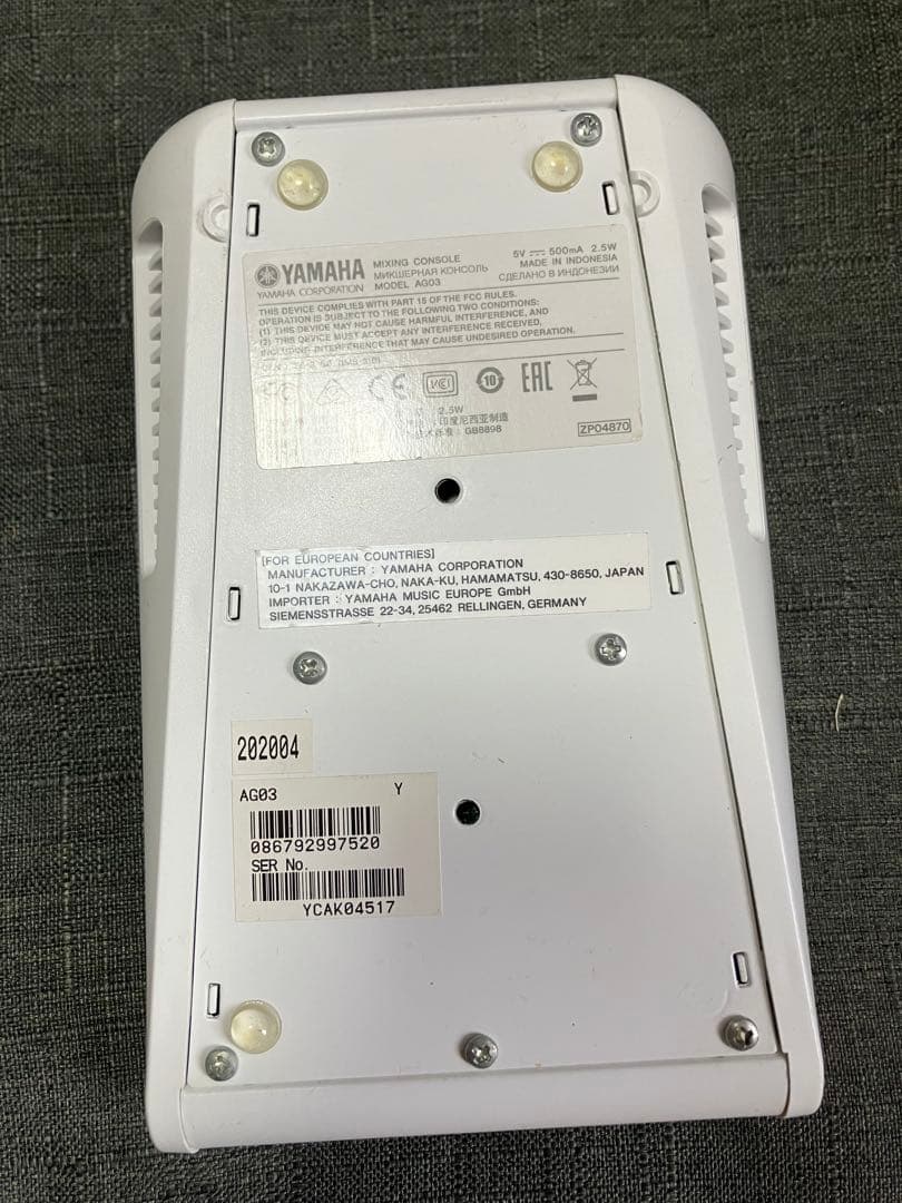 YAMAHA AG03 ミキサーおまけ有)
