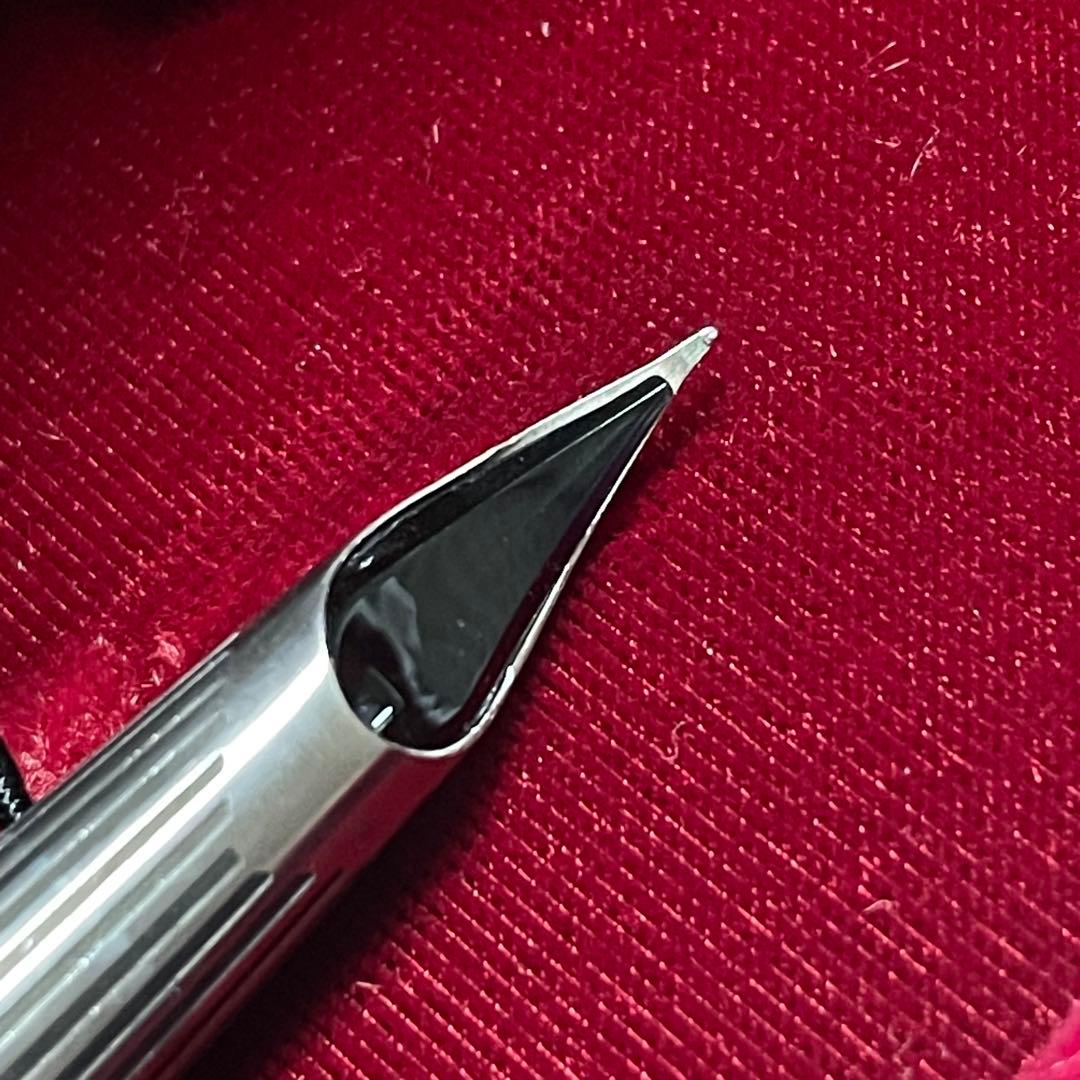 超美品 PILOT パイロット ミュー ストライプ 万年筆 インク付き