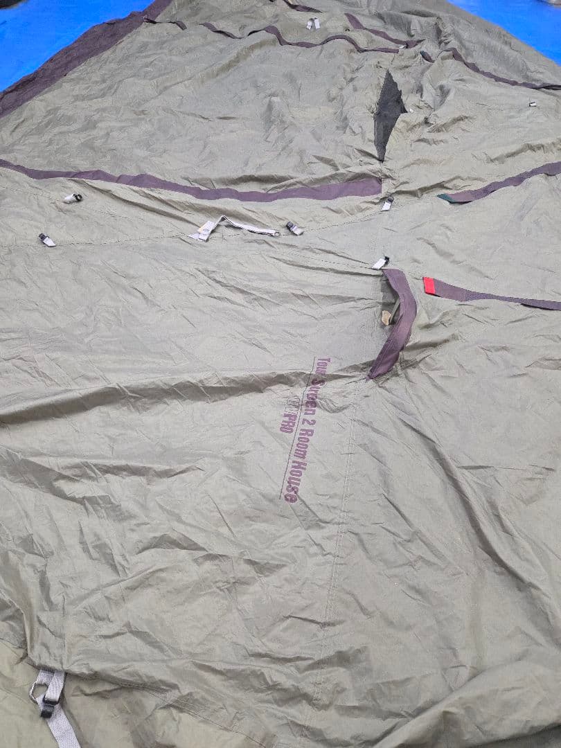 限定色　タフスクリーン2ルームハウス　コールマン　オリーブ×ブラウン