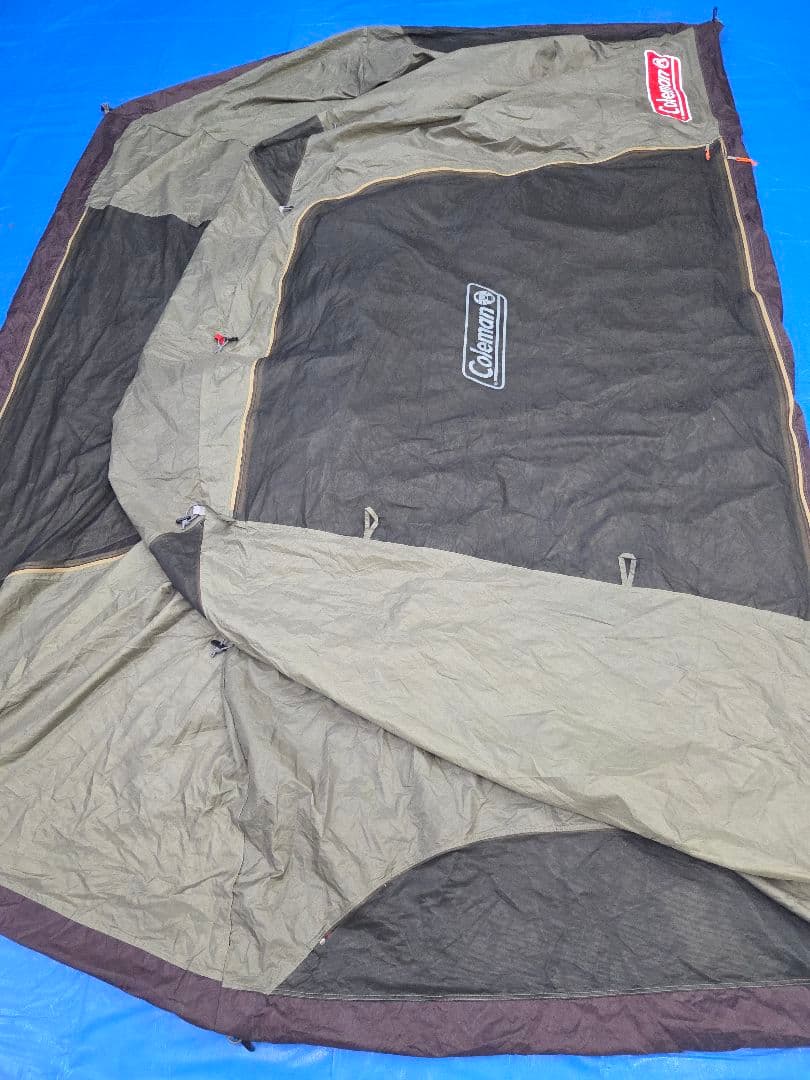 限定色　タフスクリーン2ルームハウス　コールマン　オリーブ×ブラウン