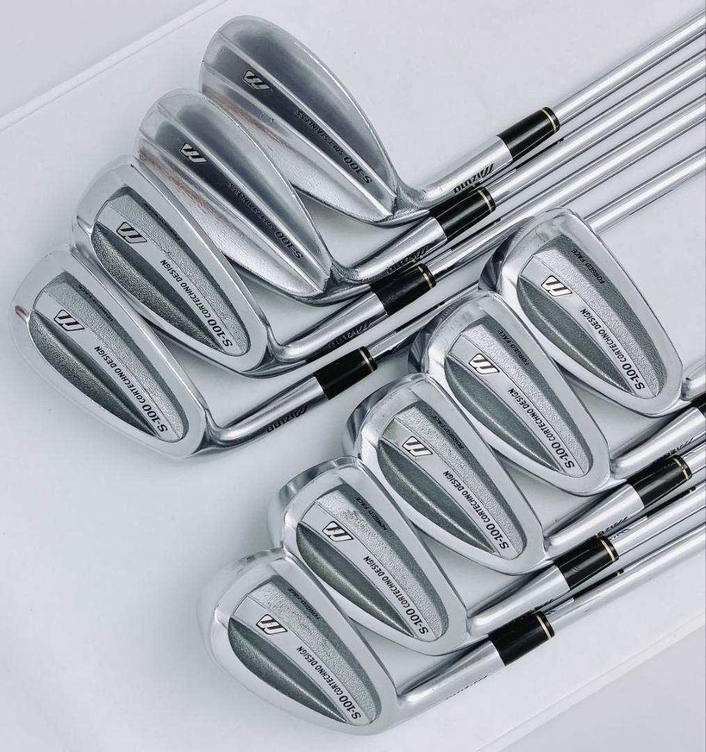 希少なレフティ MIZUNO S-100 アイアン 9本セット ゴルフクラブ