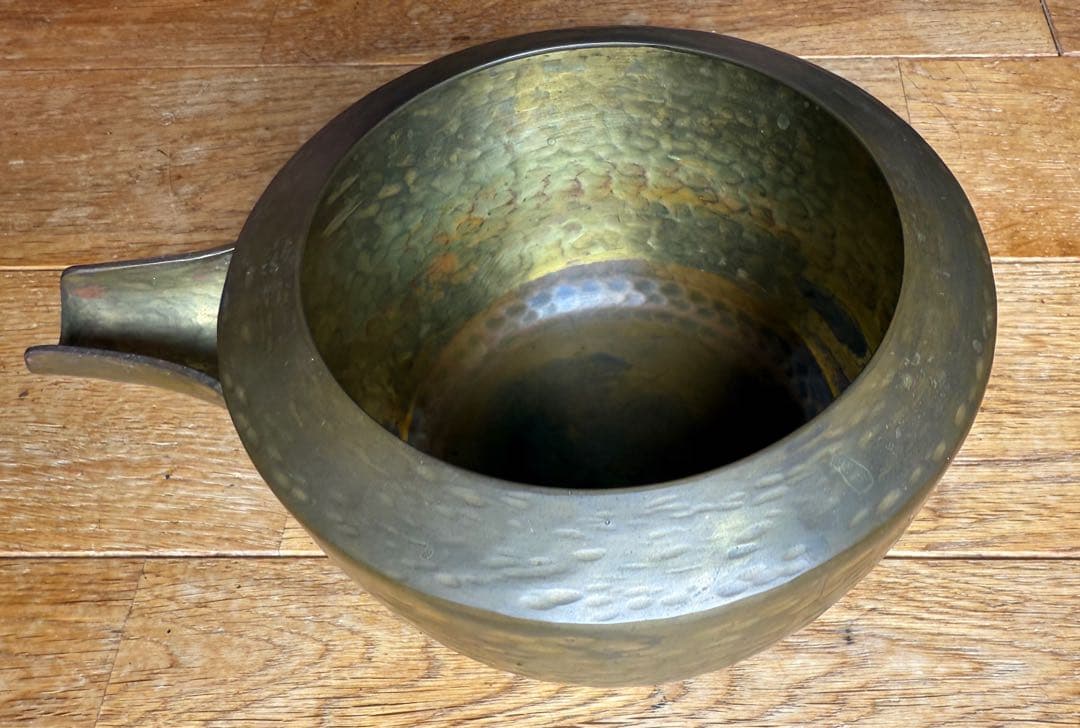 希少　京都ヴィンテージ　有次　真鍮 すいてき　注ぎ口くち　書道