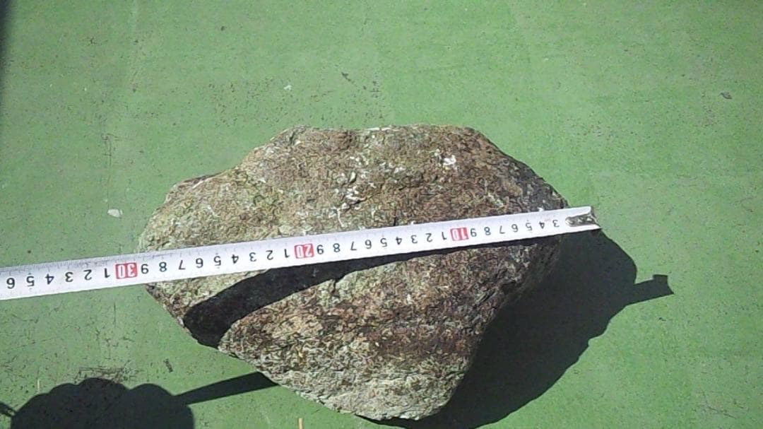 ｍ.天然石　埼玉県寄居　蛇紋岩　11ｋｇ　観賞用、庭石、水石、盆栽、盆石