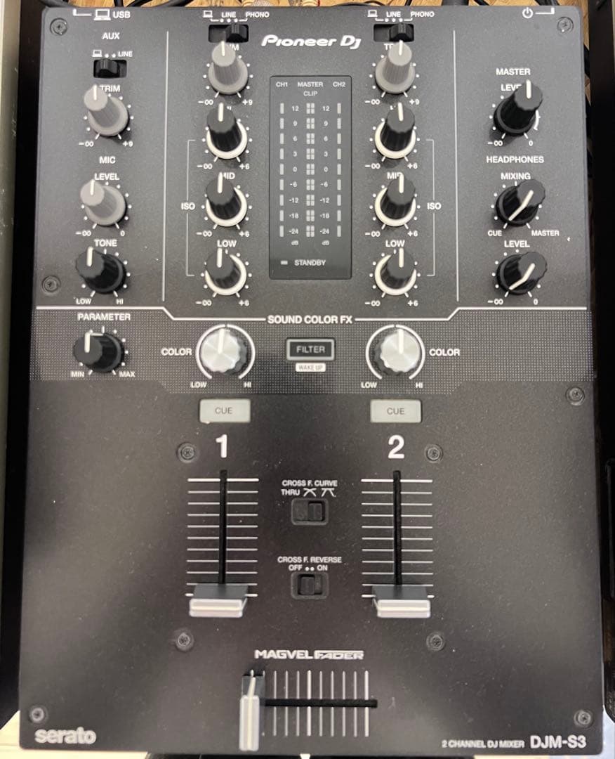 Pioneer DJ DJM-S3 DJミキサー SERATO 中古