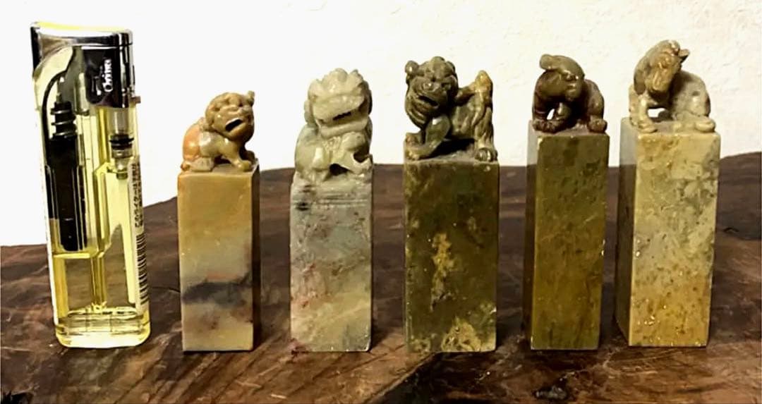 中国美術 玉 印材寿山石 他 ①〜⑥39本 セットまとめて 特別価格