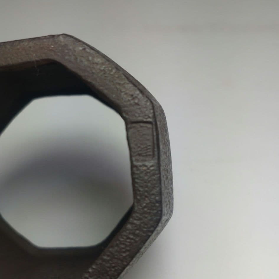 イ123 蓋置『14代　宮崎寒雉』『八角蓋置　鉄製』『不見斎ニ百会記念品』茶道具