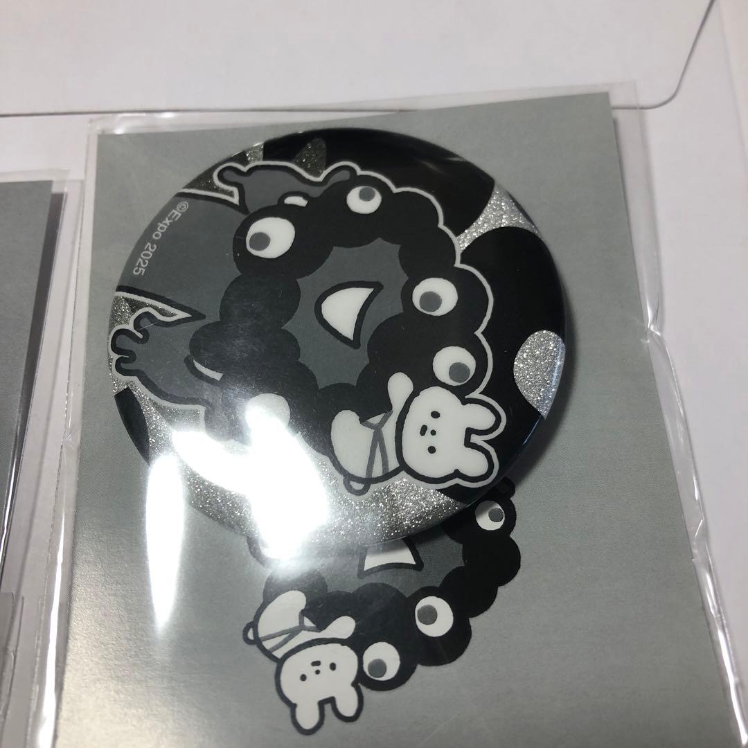 ミャクミャク　きっこうちゃん　缶バッジ　3個セット　黒