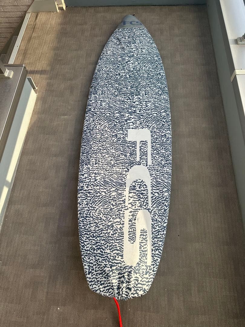 AGENCY サーフボード　リーシュ、フィン、ボードカバー、デッキパッド付き