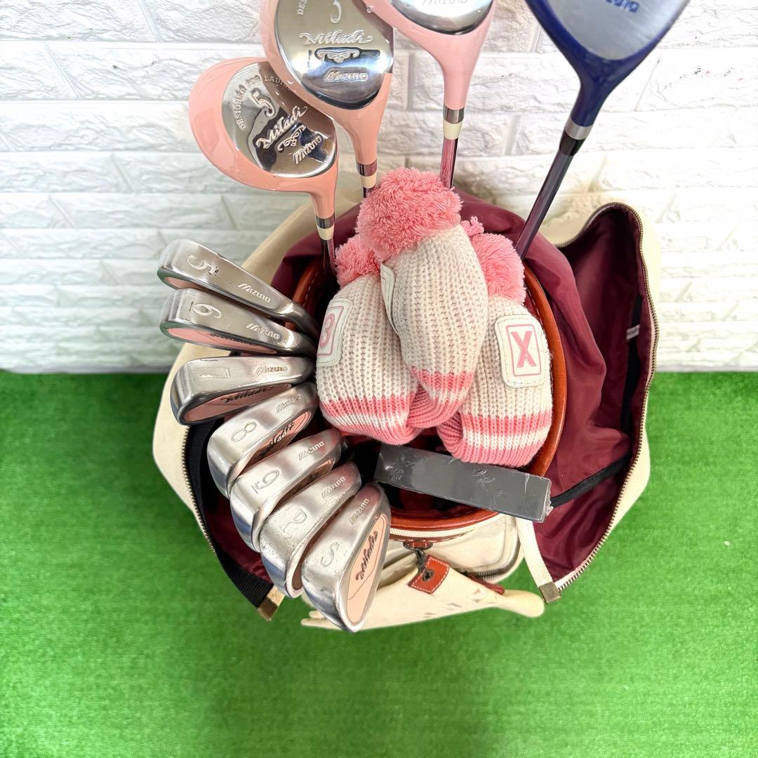 ゴルフセット　初心者応援　Mizuno レディース　ドライバー2本　右打ち