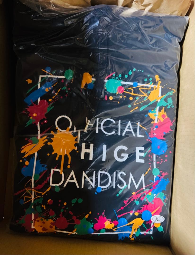 新品Official髭男dism ヒゲダン 復刻 デザイン パーカー 黒 XL