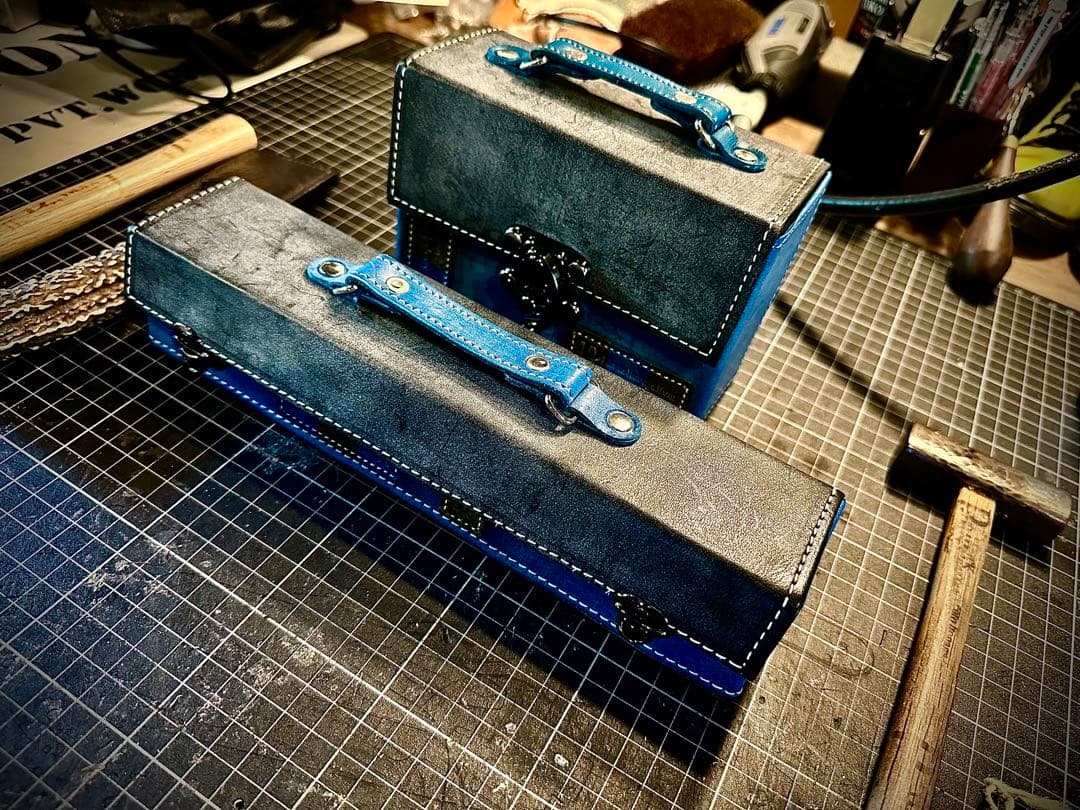 月末SALE！Pvt.Workshop 極CL 本革　デッキケース　ハーフ