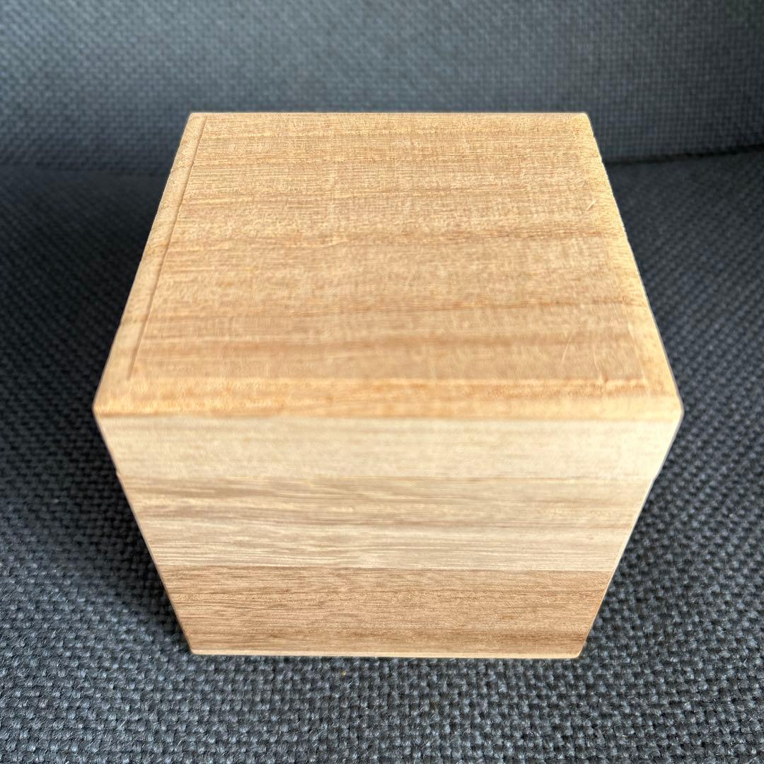 中国骨董【清の時代染付青花喜字香合印泥合】旅行した時に香港中芸百貨店で購入桐箱付