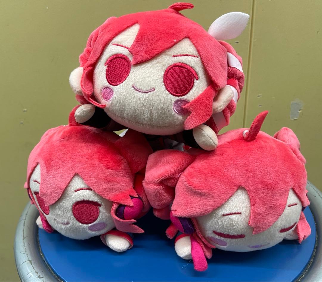 ♪ 重音テト　寝そべりぬいぐるみ　マスコットぬいぐるみ 3種♪