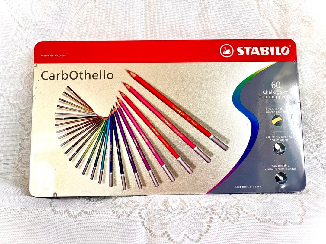 N*l様 スタビロ カーブオテロ 60色 パステル色鉛筆