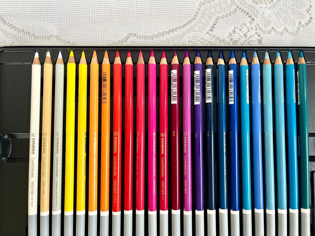 N*l様 スタビロ カーブオテロ 60色 パステル色鉛筆